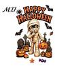Decorative Vampire Clings Halloween Static Window Clings, Pumpkin Ghost Mummy Cartoon Decals, Easy Paste Art Self-Adhesive for Glass Door Mirror Shop