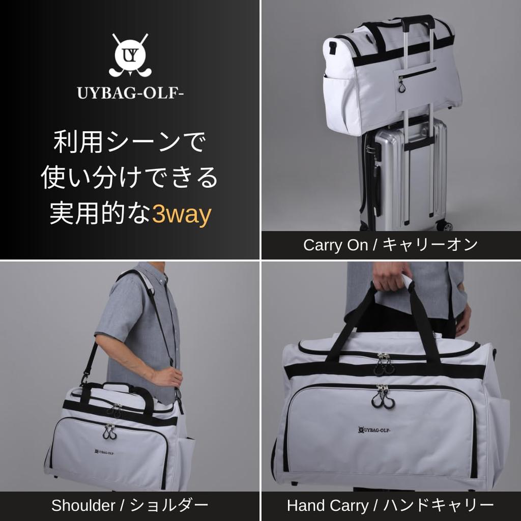 UYBAG and Travel In Boston Bag 53L Golf Bag Sports Bag Uy26 [Golf One] Men's (03.Navy)