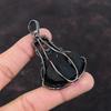 Black Tourmaline Rough Pendant Copper Wire Wrapped Pendant Beautiful Copper Jewelry Handmade Pendant Wire Wrap Gemstone Jewelry Gift For Mom