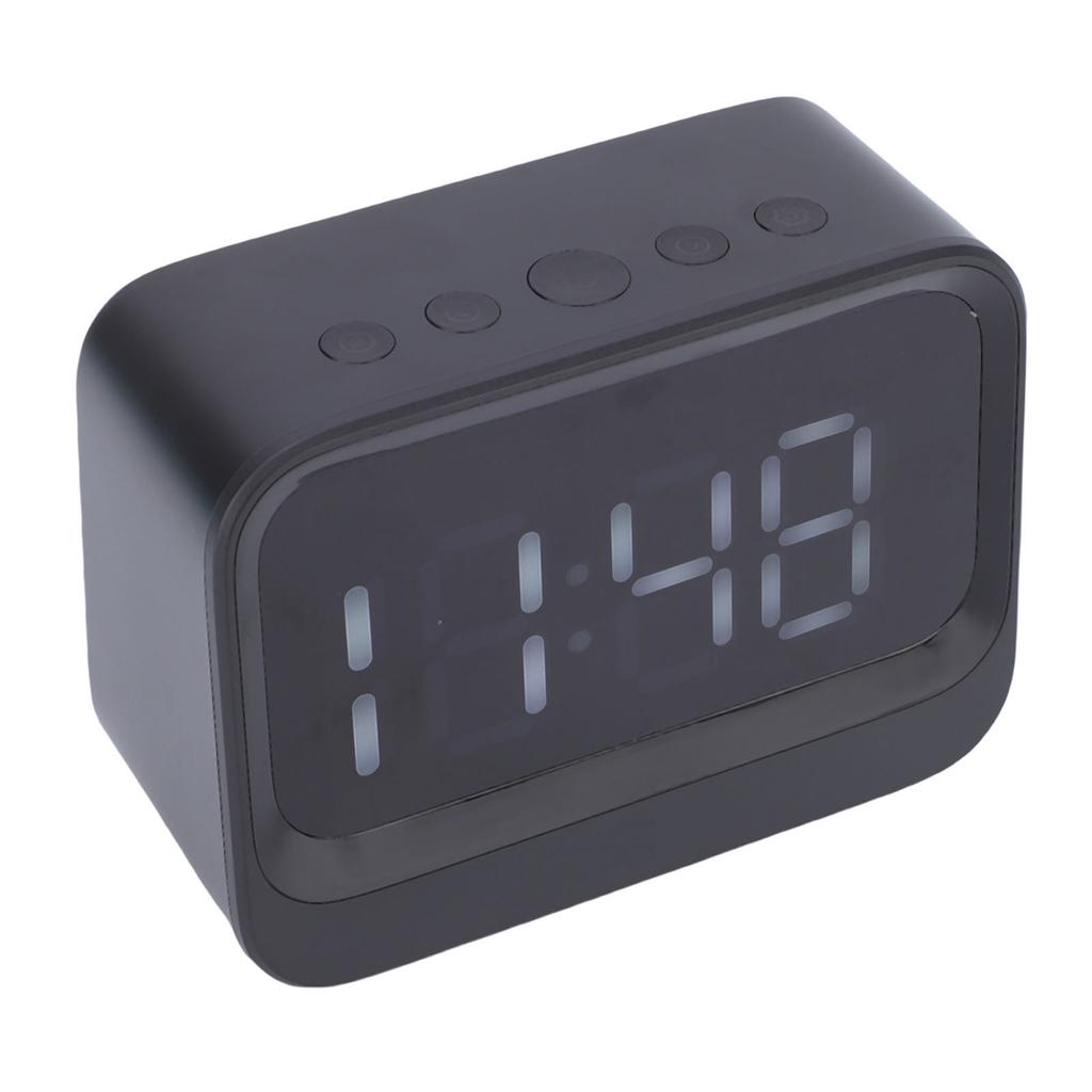 Ceas Digital cu Boxă Wireless Afișaj LED Ceas deșteptător Reîncărcabil cu Player Muzică MP3 pentru Persoanele care Dorm