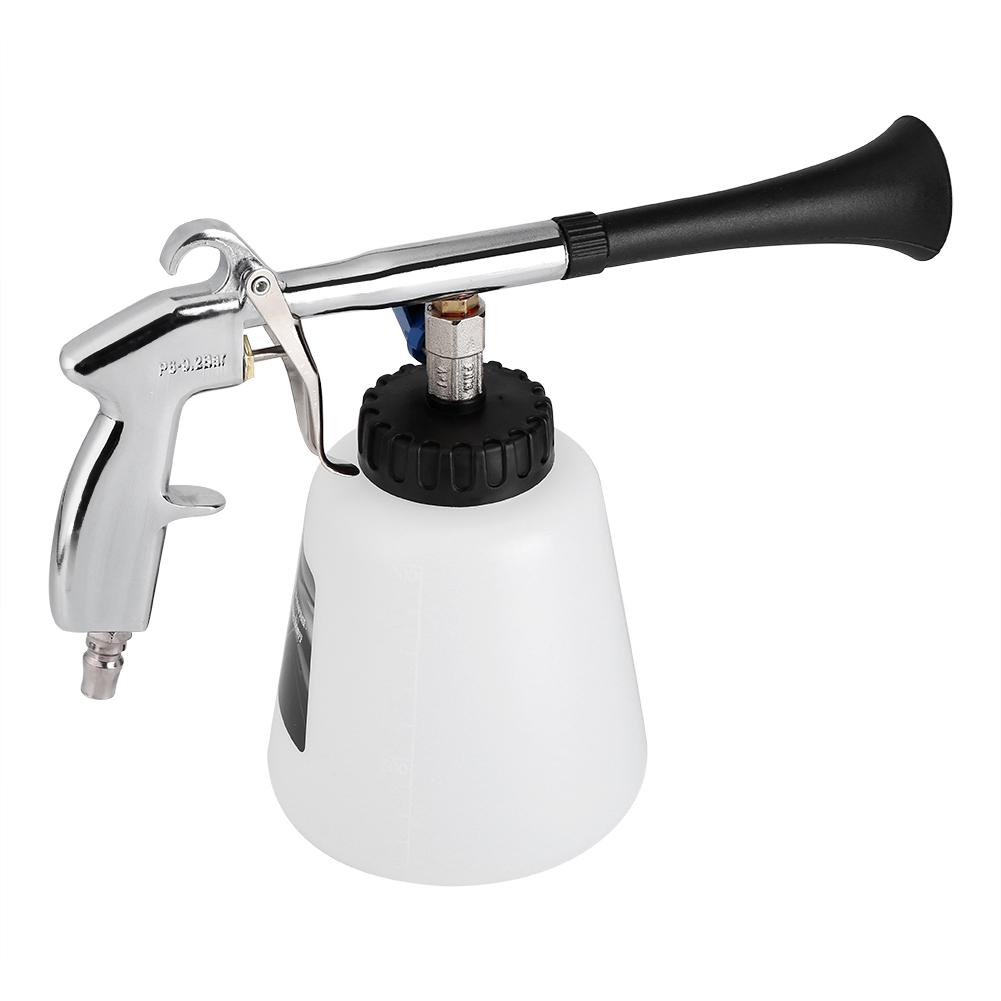 Pistol de curățare a interiorului mașinii de înaltă presiune, pulverizator de spălare cu puls de aer și sticlă de spumă