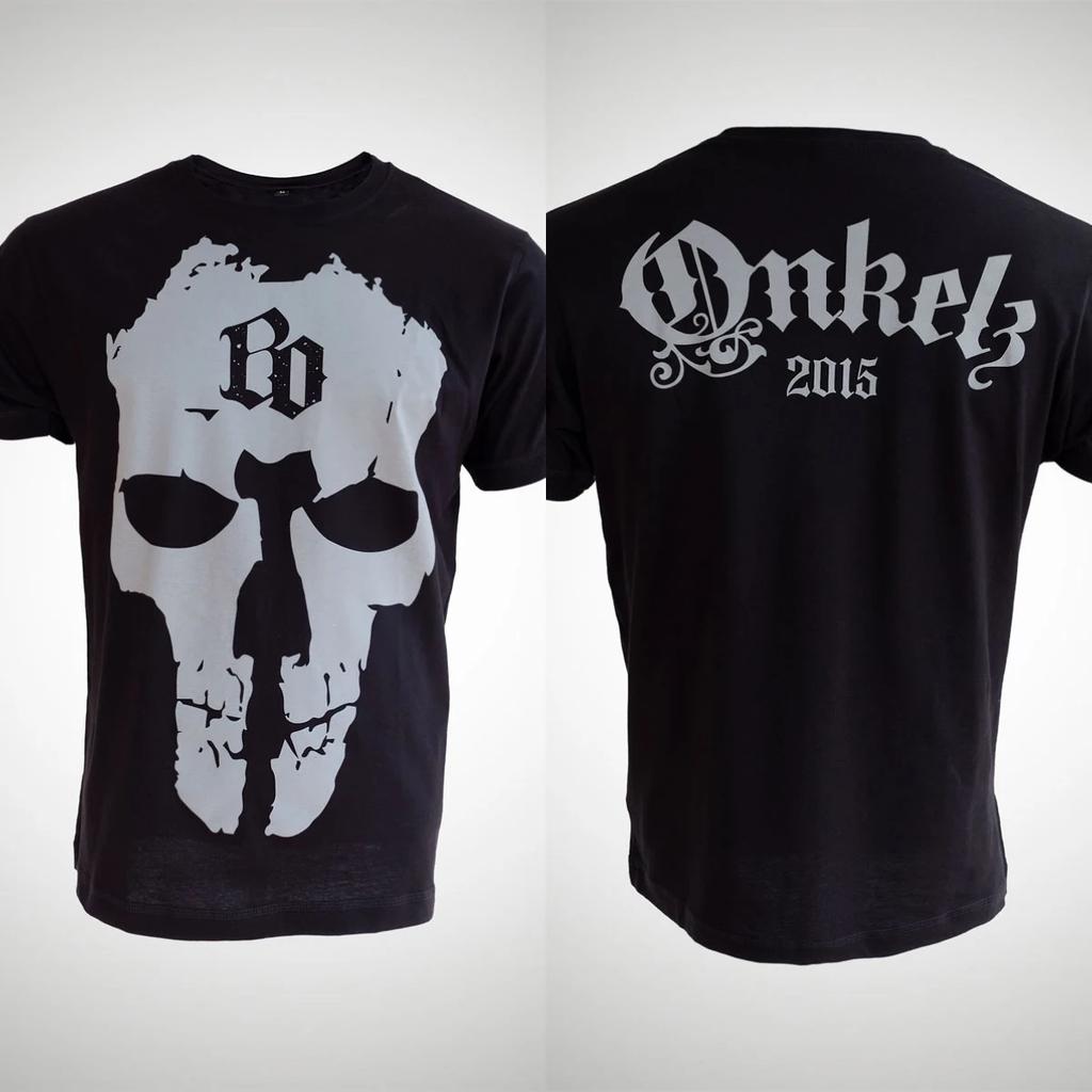 German Rock Band Böhse Onkelz Ehasst Verdammt Vergöttert II Peripheral Oversized Casual Oversized Cotton Tees 40 Year Tshirt