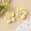 7Pcs Accessories Hand Woven New Colored Fabric DIY Small Flower Headpieces Hair Clips Accessories Clothing Bags Accessories