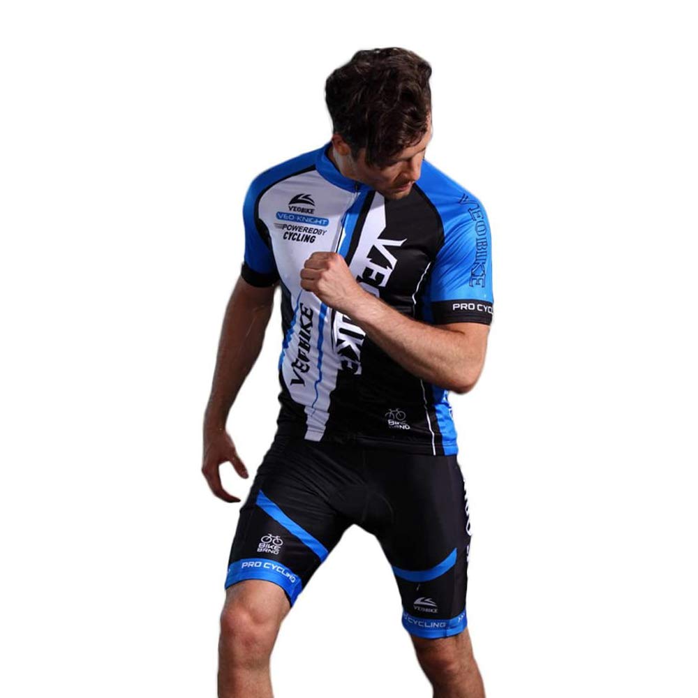 

AIRFRIC Stylish Short Sleeve Cycling Summer Men s Jersey, Set, A17ss03-bl-2XL синий