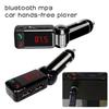 Kablosuz LCD Bluetooth Araç FM Verici MP3 A2DP Stereo Müzik Çalar USB Şarj Cihazı Eller Serbest ISO Android için