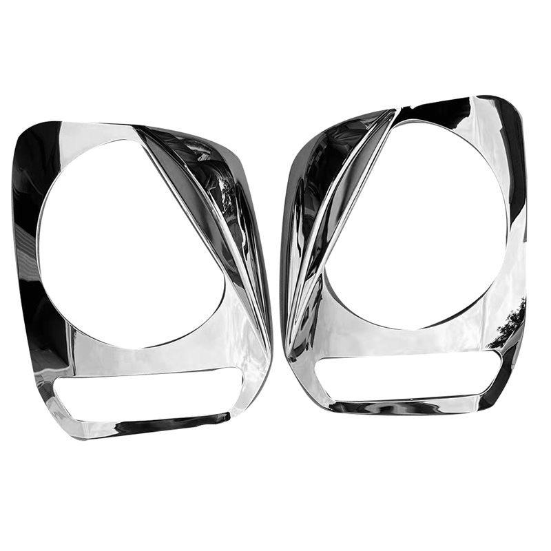 For Jimny 1998-2017 Car Headlight Frame Cover Sticker Hoods Lamp Replacement Parts JB23 JB33 JB43