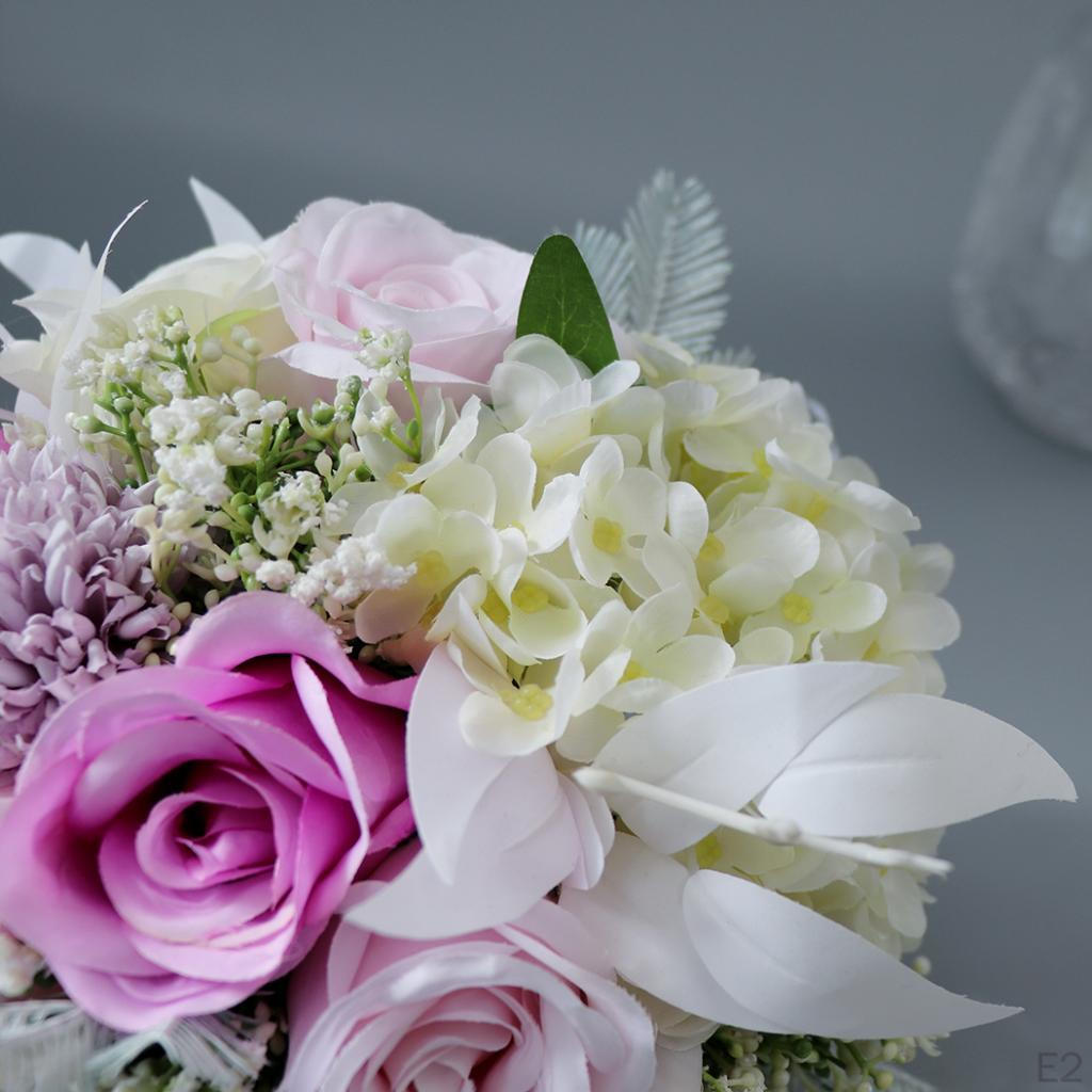 Wunderschöner Hochzeits-Brautstrauß, Brautjungfern-Handhalter, Blumen-Blumendekor