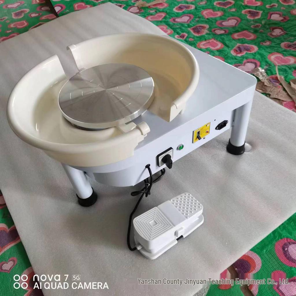 Electric Pottery Wheel for Home & School - Stepless Speed, Ideal for Children & Adults