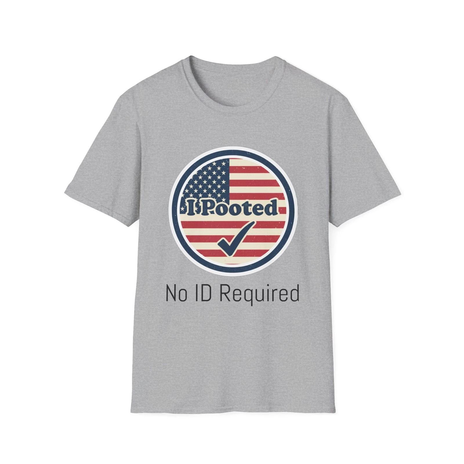 I Pooted Sticker Parody T shirt | Funny Voting Joke S