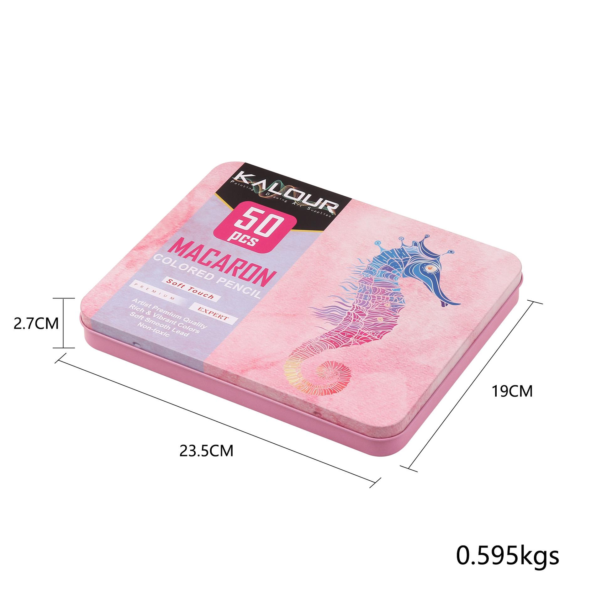 

50 шт. Набор цветных карандашей Macaron, мягкие пастельные карандаши для рисования, цветные мелки для школы, раскрашивание, художественные принадлежности