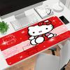 1pc Hello Kitty Red Background Sparkles Mouse Pad, Anti-Slip Desk Mat, Perfect for Office, School, Home Decor, Office Desk Mat
