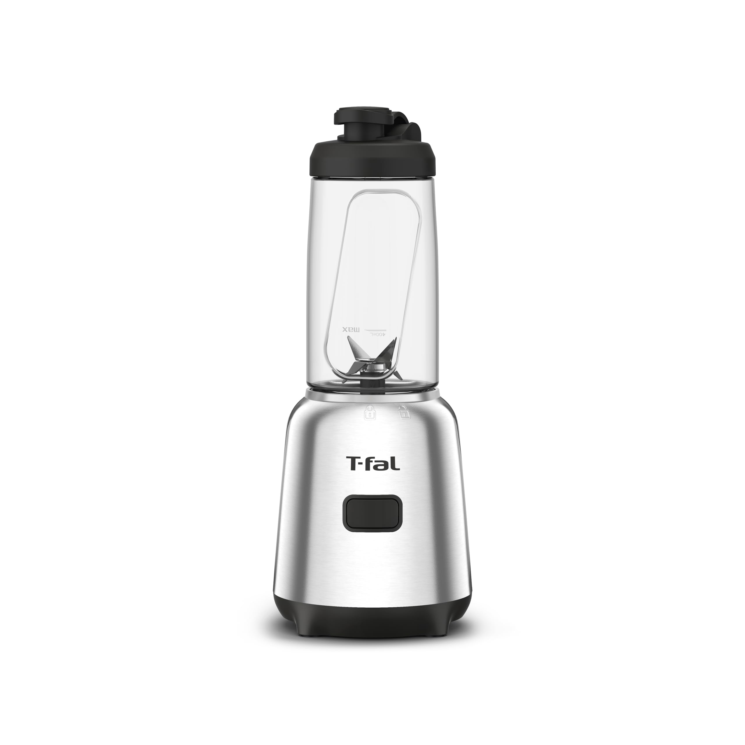 

Tefal Mixer 400mL Portable 300W High Power and Smoothie Metallic BL150DJP Mix Move