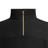 Under Armour Casual Sports Series Half-Zip Fashion Simple Stand Collar Pullover Logo Sweatshirt Men Sweatshirt Black 6006005-001
