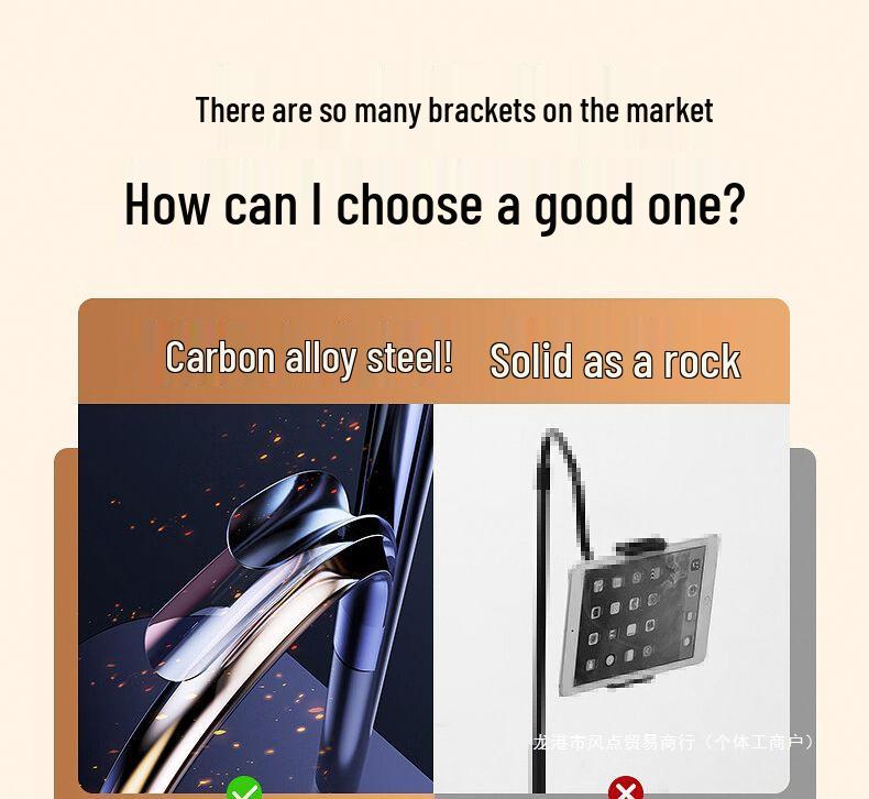 Floor-Standing Magnetic Phone Holder with Dual-Position for Live Streaming, Top-Down Shooting, and Mirror-Facing Multi-Functional Stand