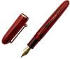 Gullor Acrylic Fountain Heartbeat Transparent Fine Nib Pen, Tip, Red, (0.5mm)