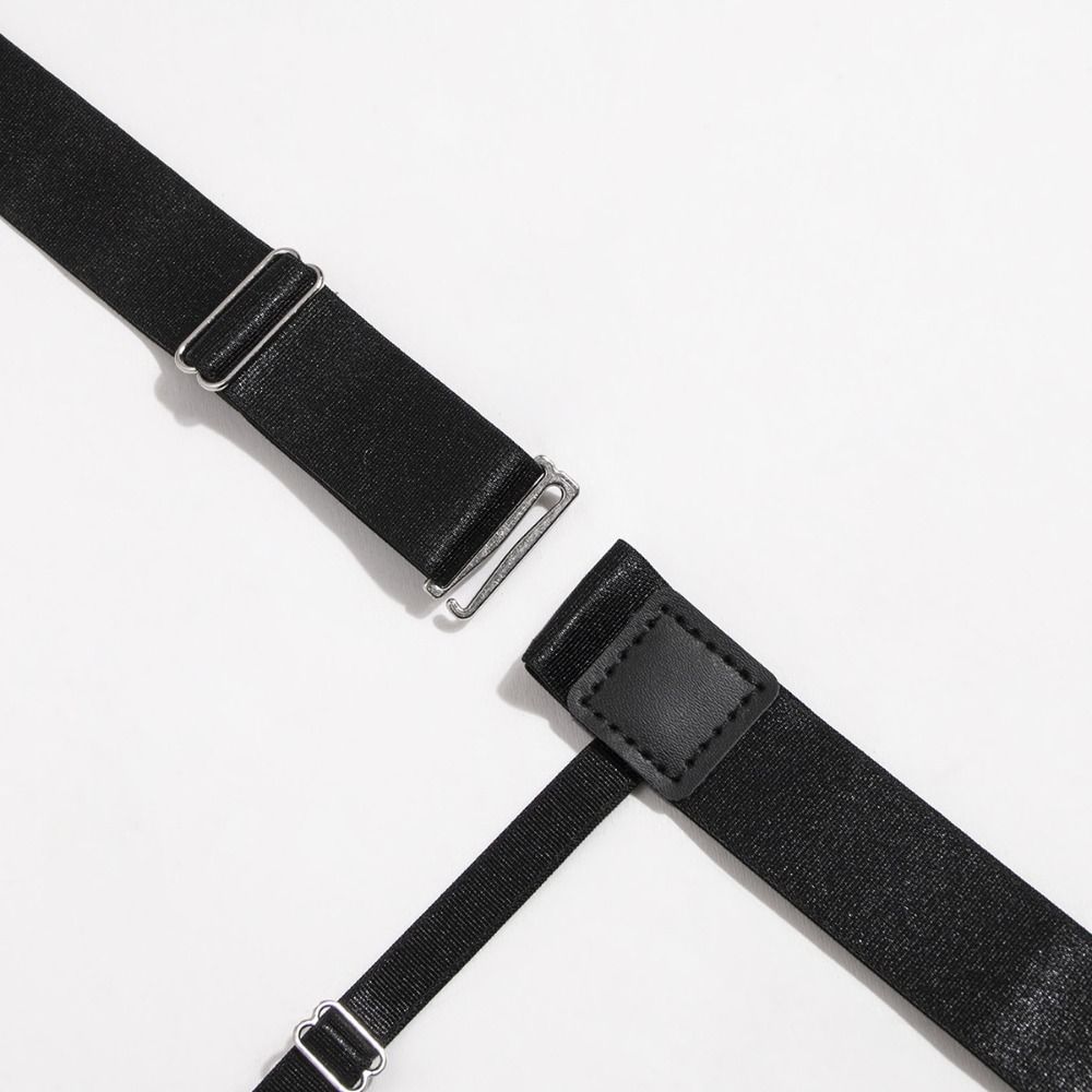 2Pcs Elastic Strap Shirt Holder Stays Non-Slip Locking Clips Leg Braces Loops  Business Accessory