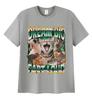 Camiseta gráfica femenina Dream Big fart Loud funny CAT mee camiseta retro