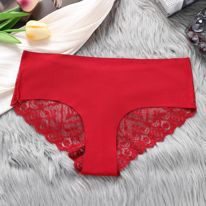 Lenjerie intimă nouă din dantelă fără cusături pentru femei, sexy, cu talie joasă, transparentă, chiloți respirabili, chiloți solizi invizibili, chiloți ușori, lenjerie intimă moale și confortabilă, obraznică