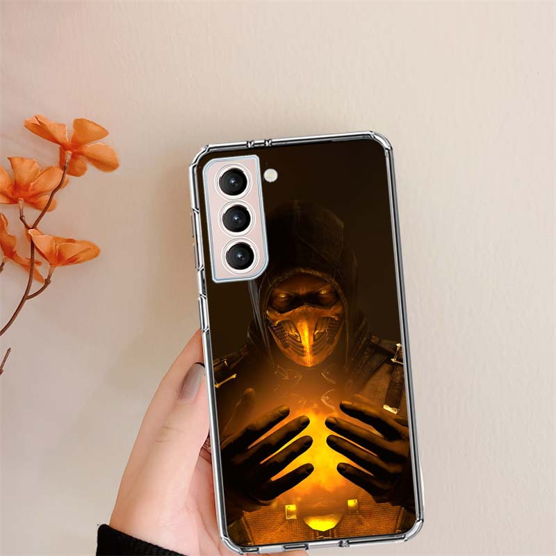 Mortal Kombat Clear Phone Cases for Samsung S26 Ultra Galaxy S25 Edge S24 S23 FE S21 Plus S20 S22 S10 Cover Patterned Compatible