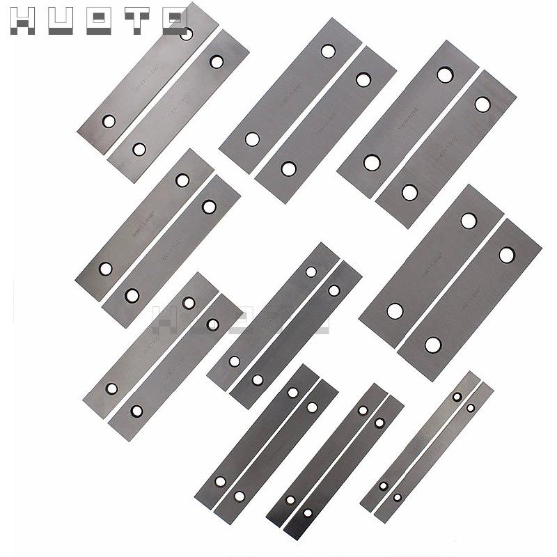HUOTO 1/8" Imperial Parallel Risers, 10 Pairs - Equal Height Blocks for Milling Machine Vise Tool
