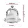 Glass Craft Cake Serving Tray With Lid Dessert Table Ornaments Dessert Storage Stand  Birthday
