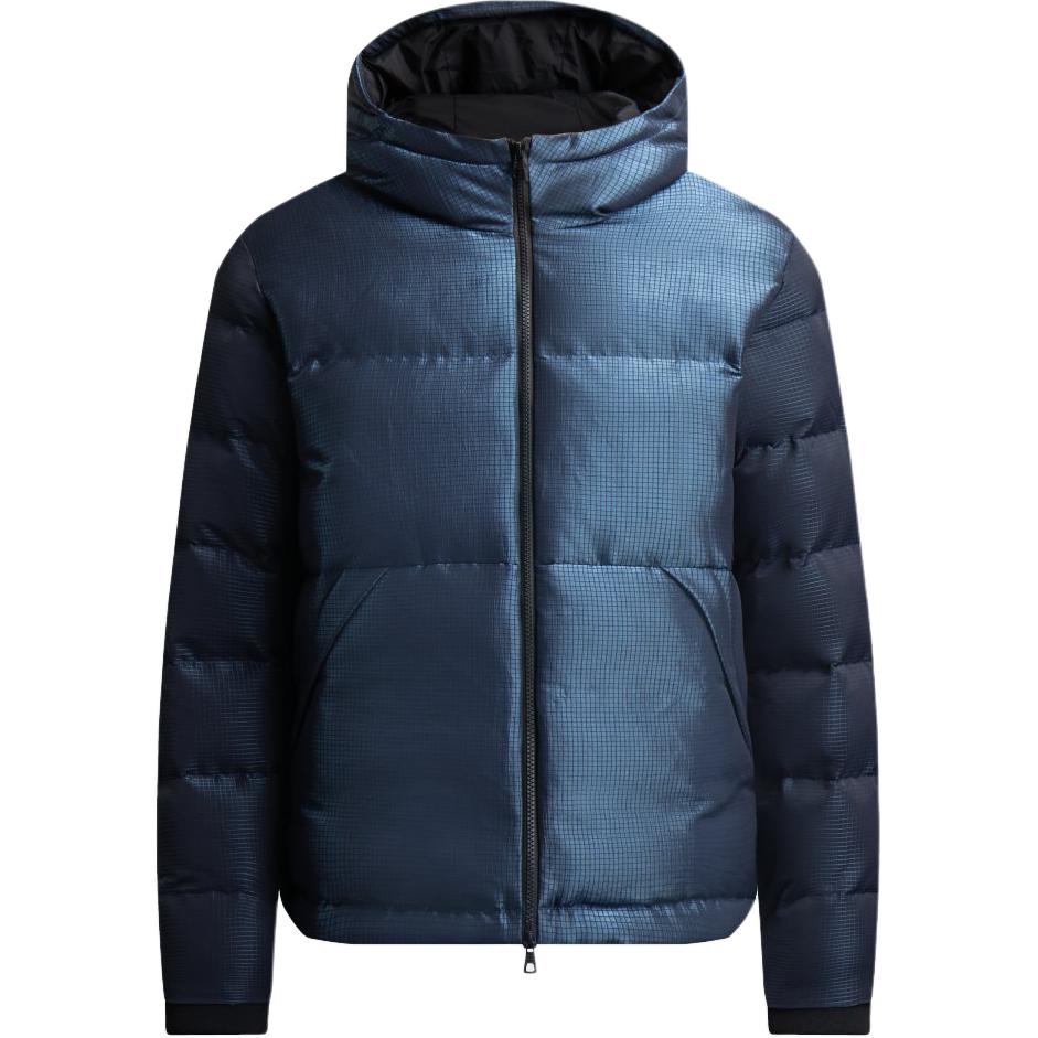 

Emporio Armani EA7 Checkered Hooded Zip-Up Long Sleeve Cotton Jacket Men jackets Blue 6LPB22-PNABZ-0852 XL