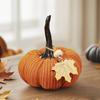 Handmade Knitted Pumpkin Ornaments Autumn Harvest Festive Home Decor Thanksgiving Halloween Fall Table Centerpieces Indoor