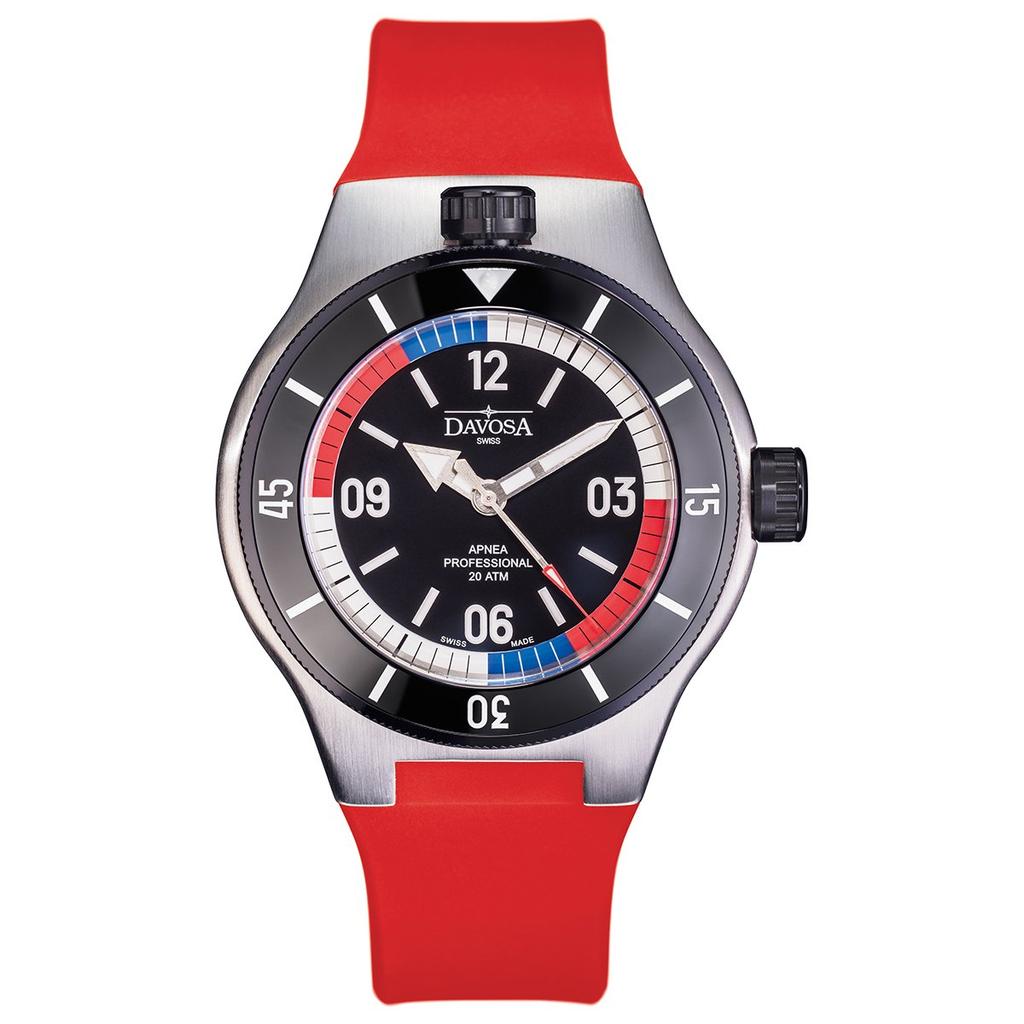 Davosa Apnea Diver Special Edition Automatic Swiss-Made Watch, Black, Men's, 161.569.55
