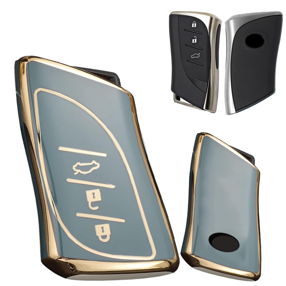 ontto Lexus Smart Key Case, Key Cover, Key Holder, Compatible with Lexus NX250, NX350,