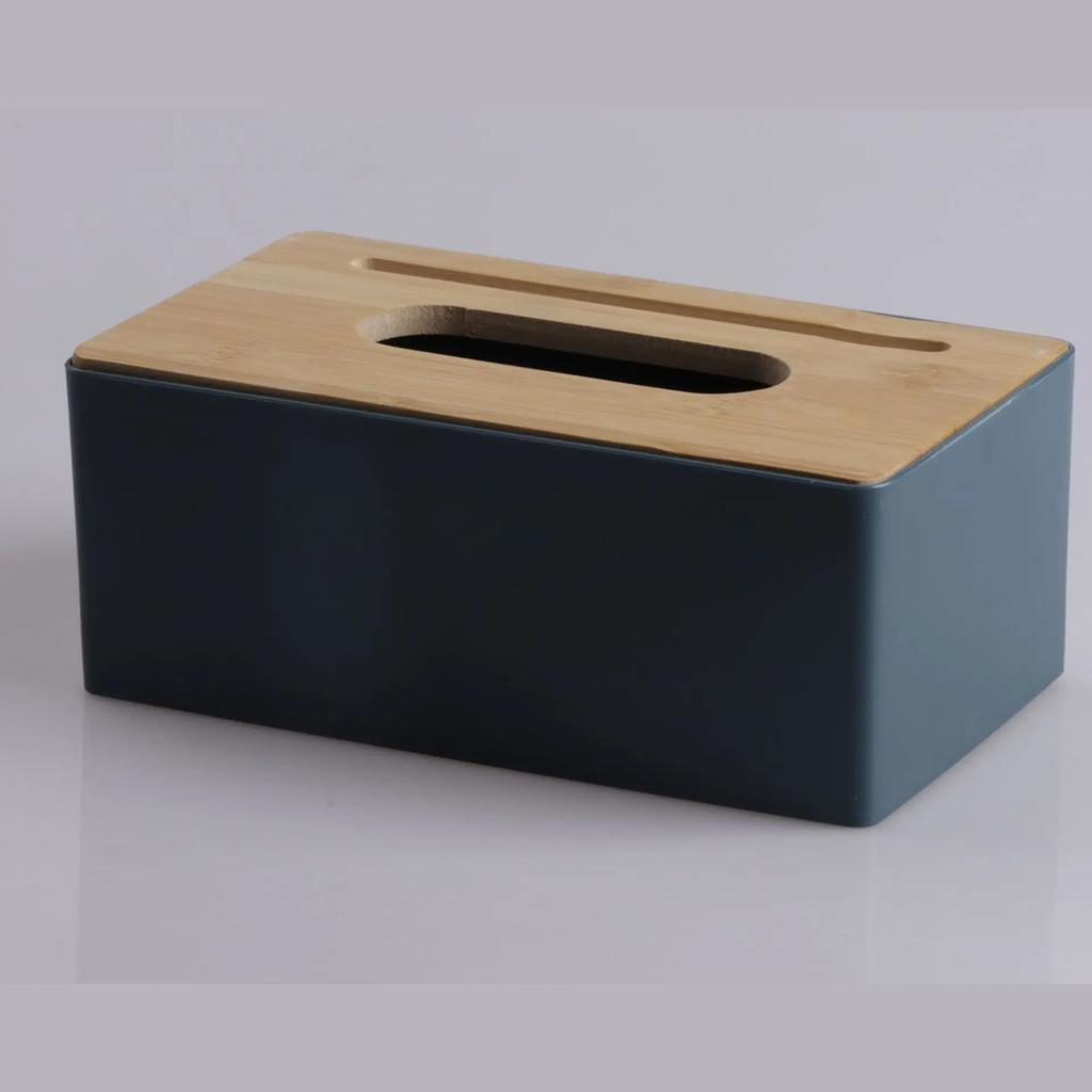 High Quality Tissue Box Napkin Holder Case Paper Box Container Bamboo Cover Solid Wood El Storage Box Home Table Decoration