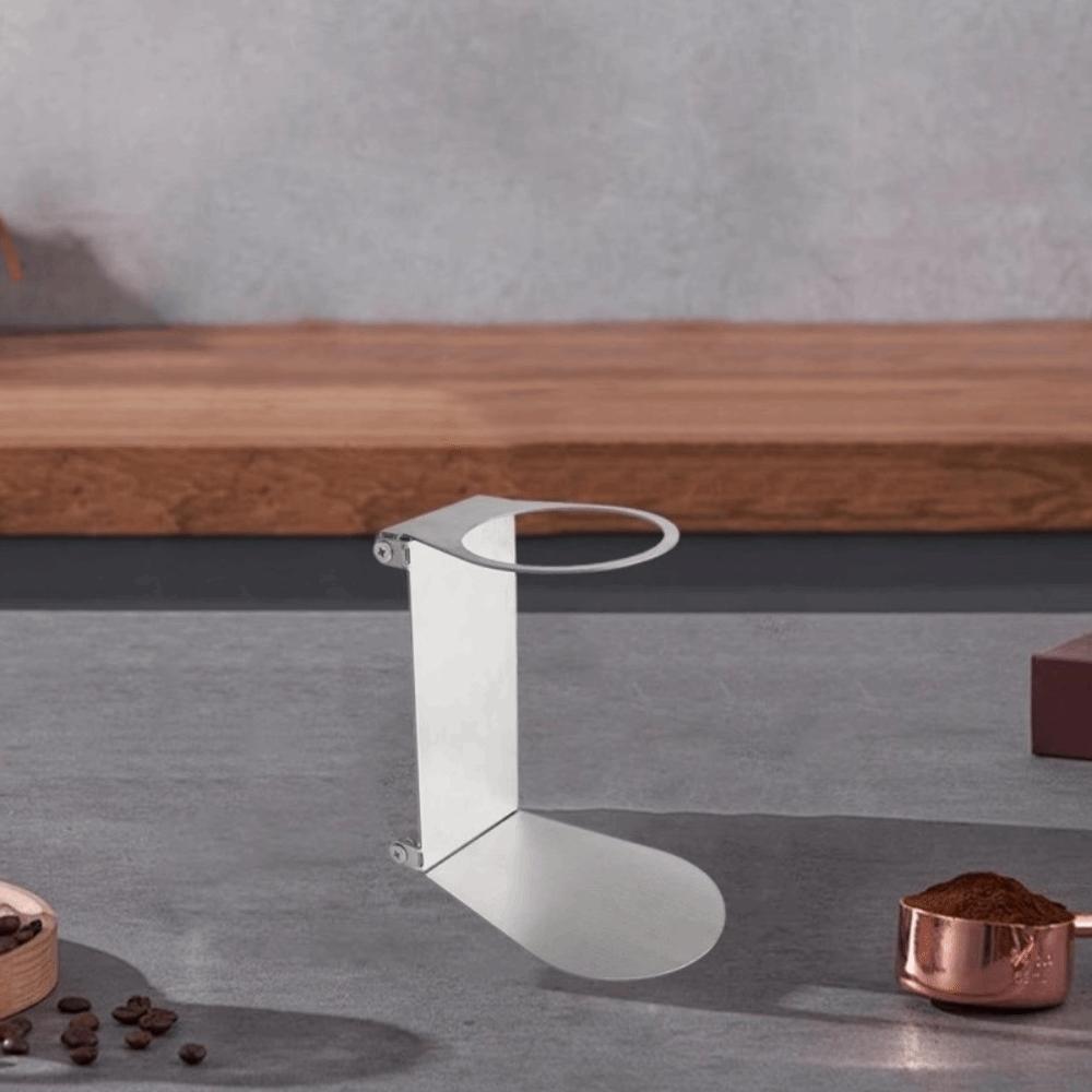Stainless Steel Coffee Drip Stand Folding Coffee Filter Holder Hand Brew Bracket  Office Use