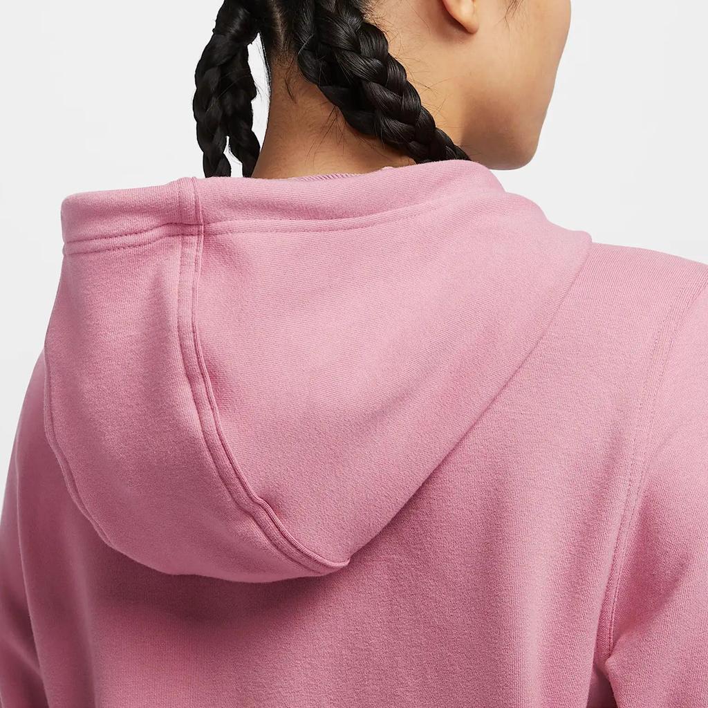Nike Dri-Fit One Soft Quick-Dry Casual Versatile Hoodie Women Hoodies Element-Pink FB5199-699