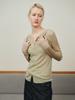 Reply Ribbed Layered Cardigan Set_Green