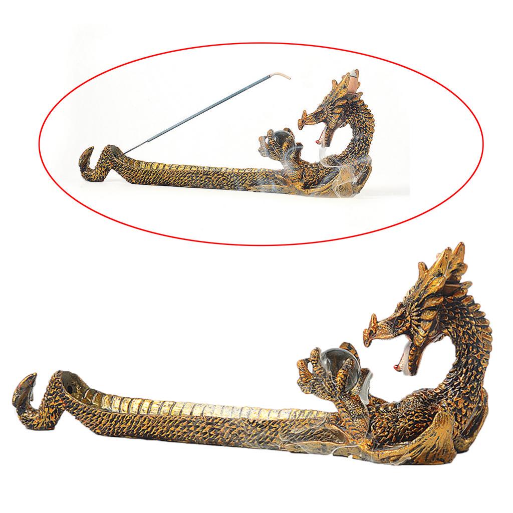 Dragon Boat uchwyt na kadzidełka palnik ręcznie rzeźbione rzeźba kadzielnica ozdoby Retro kadzidełka tradycyjny design