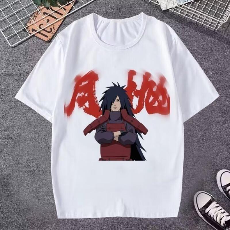 Anime Naruto Cartoon Surrounding Childrens Tshirt Cotton Printing Parentchild Summer New Casual Breathable Short Sleeve