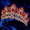 Luxury Princess Wedding Tiara Big Diadem Princess Crown High Quality Queen Crown  for Women