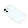 For iPhone 16 Plus Case Cat Ear Design TPU + Acrylic Clear Phone Back Cover