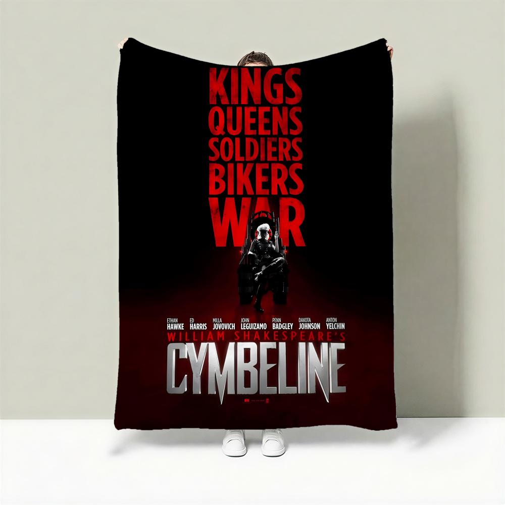 

Drama C-Cymbeline Throw Lightweight 240g Flannel Blanket Soft Skin-friendly for Summer Cooling 75cmx90cm