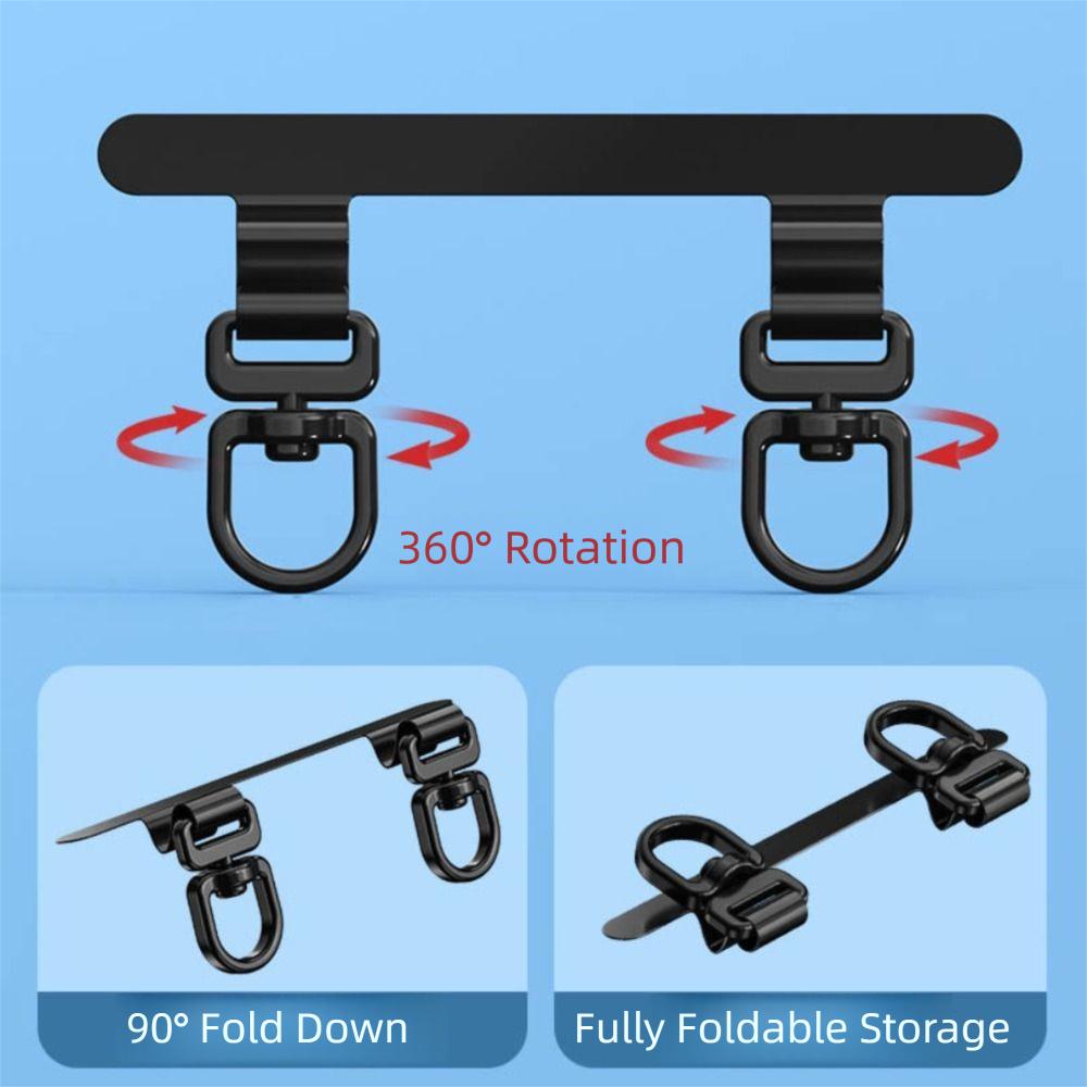 Metal Phone Case Metallic Gasket Upgrade 360° Sling Rope Card Clip Upgrade Snap Strap  Universal