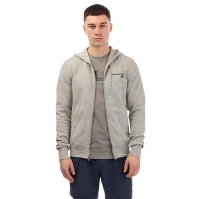 New Balance Herren Classic Core Kapuzenpullover mit durchgehendem Reißverschluss