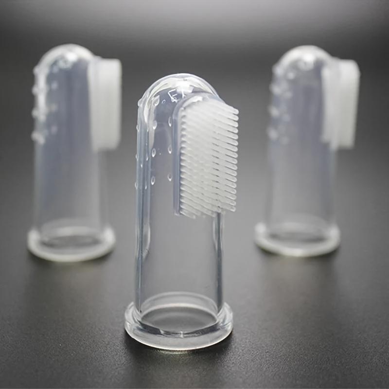 Soft Silicone Pet Finger Toothbrush for Gentle Care of Dogs and Cats, Portable Toothbrush for Dog Use, Care Tool Teeth Cleaner