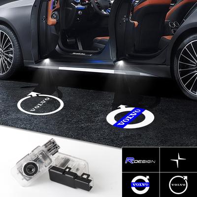 2pcs LED Welcome Light Projector Sign Ghost Light Decor Accessory for RDESIGN XC60 V60 S60L V40 V40CC S80L XC90 2015-2024