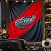 Arazzo da Appendere al Muro Stampa Detroit Red Wings Tessuto per Soggiorno Camera da Letto Decorazione per la Casa