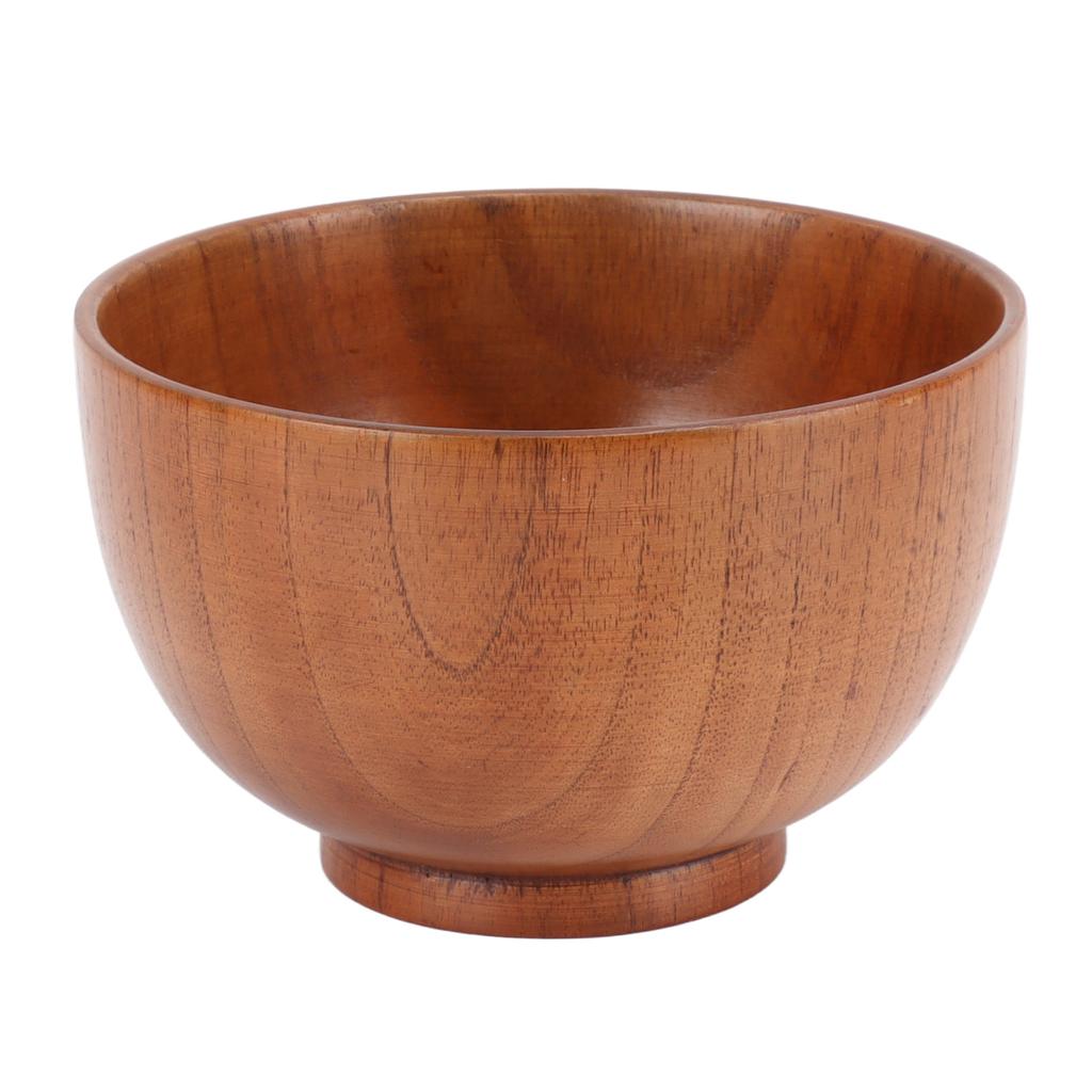 Handmade Wood Bowl Acacia Unique Japanese Style Home for Salad Ramen Noddles Soup