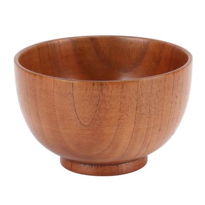 Handmade Wood Bowl Acacia Unique Japanese Style Home for Salad Ramen Noddles Soup