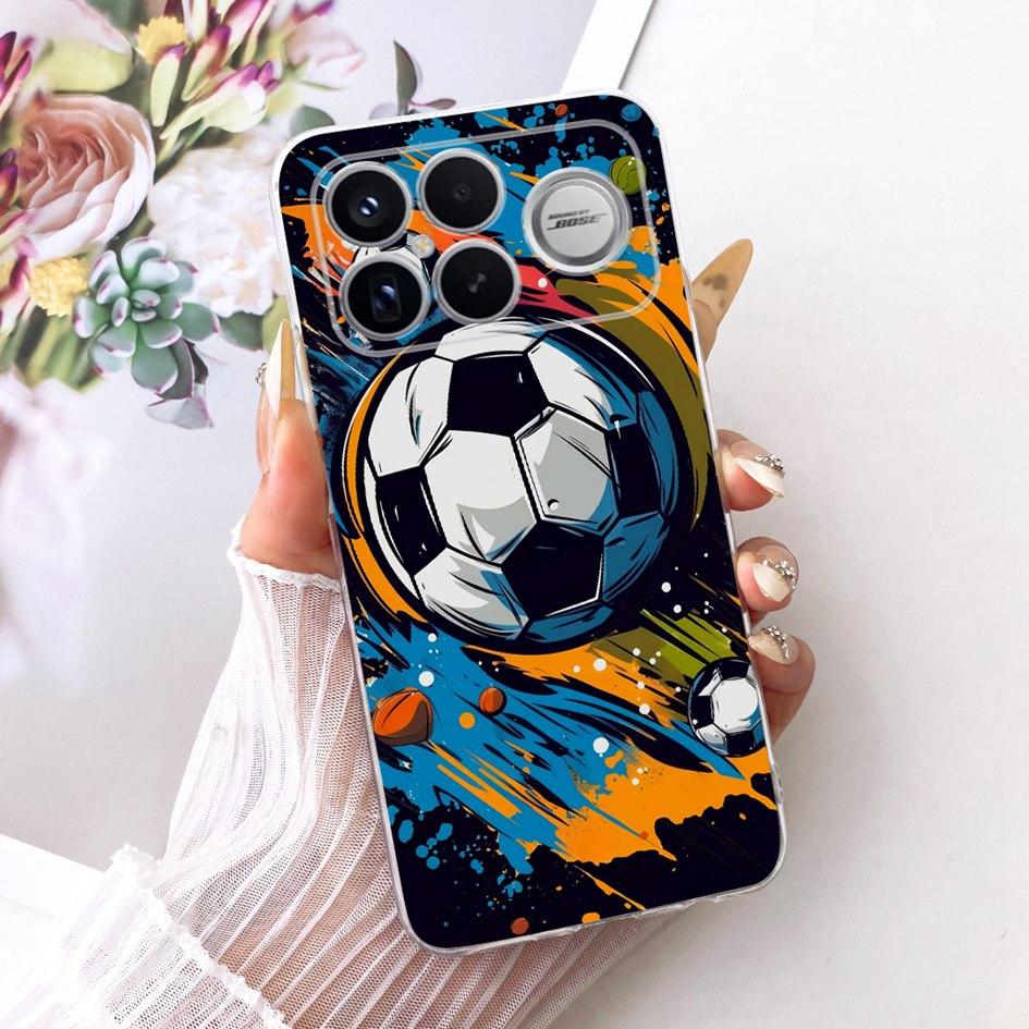 For Xiaomi POCO F8 Ultra Case Luxury Dragon Cartoon Transparent TPU Protection Cover For Poco F8 Pro Ultra PocoF8 Pro Soft Funda