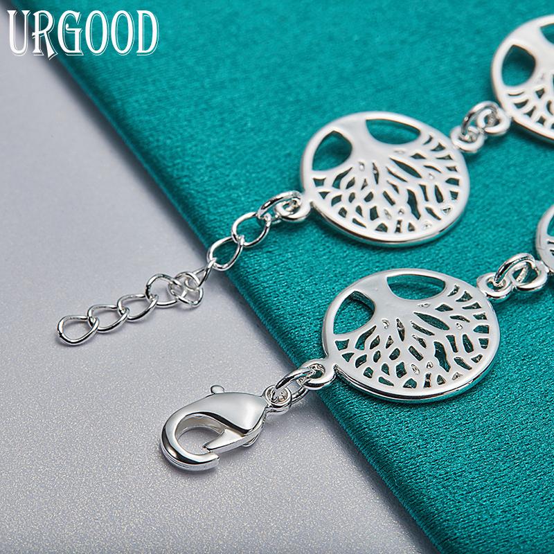 Bransoletka ze srebra próby 925, drzewo, marka, prezent, biżuteria