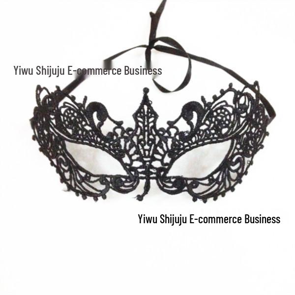 Hot Selling Black Lace Masquerade Half-Face Eye Mask