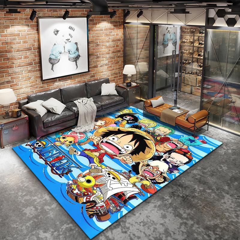 One Piece Monkey D Luffy Carpet Rug For Living Room Bedroom Home Sofa Decoration,kids Play Nonslip Floor Mat