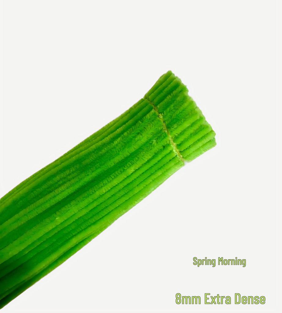 8mm Macaron Color Encrypted Twist Ties Chenille Stems for DIY Toys